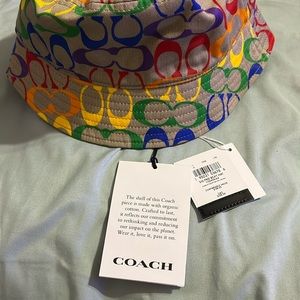 Coach rainbow hat